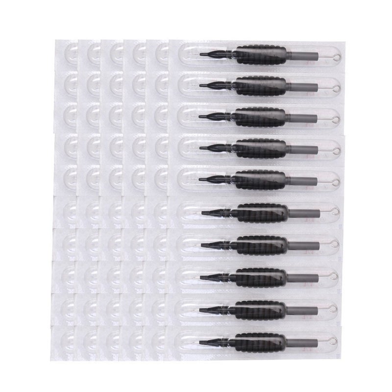 Dragonhawk 60 Counts Black Tattoo Needles Tubes with Matching Assorted - Image 2